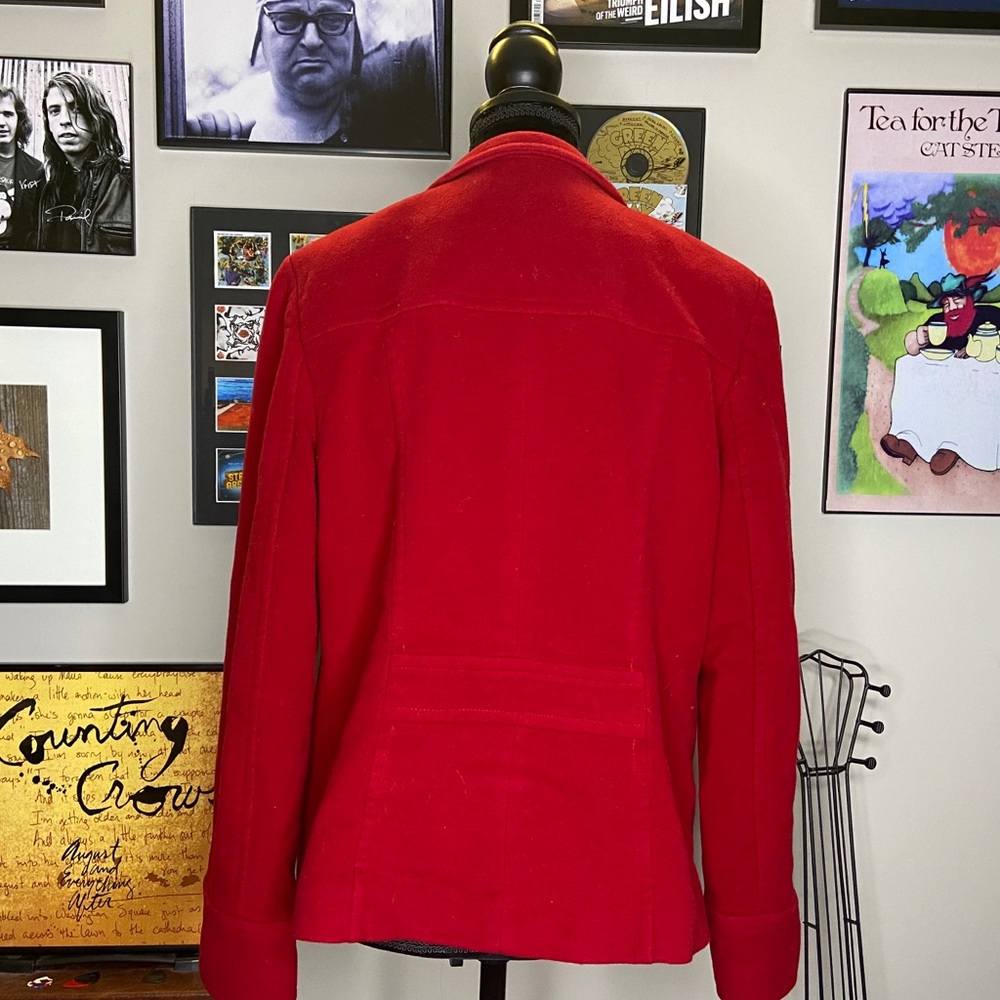 Red Arvida coat - Picture 5 of 6
